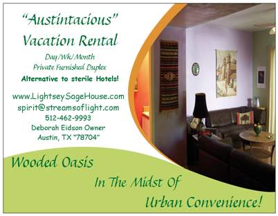 Austin TX vacation rental